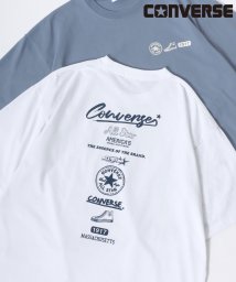 LAZAR(ラザル)/【Lazar】CONVERSE/コンバース COOLMAX/吸水速乾 バックプリント ロゴ ワンポイント 半袖Tシャツ/レディース メンズ/柄3