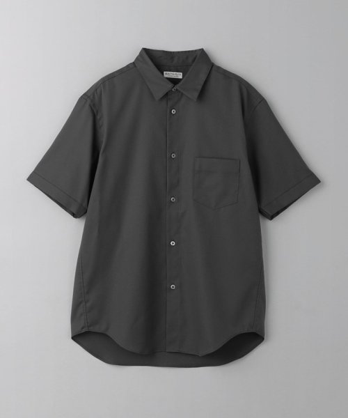 BEAUTY&YOUTH UNITED ARROWS(ビューティーアンドユース　ユナイテッドアローズ)/クリア オックスフォード レギュラー ショートスリーブ シャツ/DK.GRAY