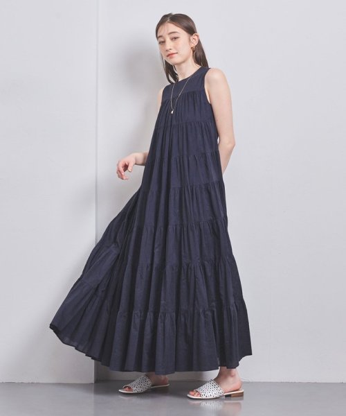 UNITED ARROWS(ユナイテッドアローズ)/＜MARIHA＞MUSE ノースリーブ ワンピース/NAVY