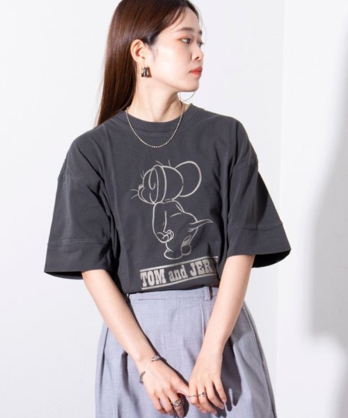 GLOSTER(GLOSTER)/【Disney】【TOM&JERRY】【WILD SPEED】 ピグメント加工 プリントTシャツ/その他2