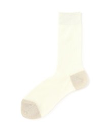 B'2nd(ビーセカンド)/MARCOMONDE（マルコモンド）wide rib bicolor socks 20/アイボリー2