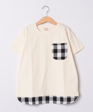 petit main/【接触冷感】ポケット柄Tシャツ/506061369