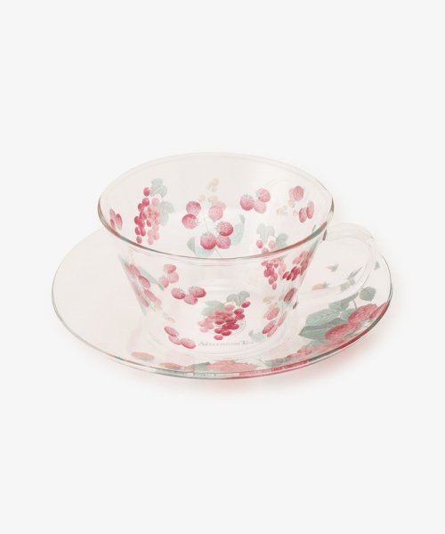 Afternoon Tea LIVING(アフタヌーンティー・リビング)/耐熱ガラスカップ&ソーサー/Kew Gardens/ピンク