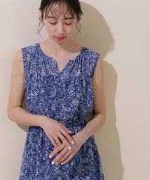 JILL by JILL STUART/プリントティアードワンピース　WEB限定カラー:ネイビー/506063896