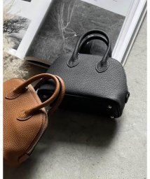 LHP(エルエイチピー)/JISTORY/ジストリー/LEATHER MINI BOSTON BAG/ブラック