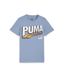PUMA(プーマ)/キッズ ボーイズ ESSプラス MID 90s ロゴ グラフィック 半袖 Tシャツ 120－160cm/ZENBLUE
