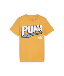 PUMA(プーマ)/キッズ ボーイズ ESSプラス MID 90s ロゴ グラフィック 半袖 Tシャツ 120－160cm/CLEMENTINE