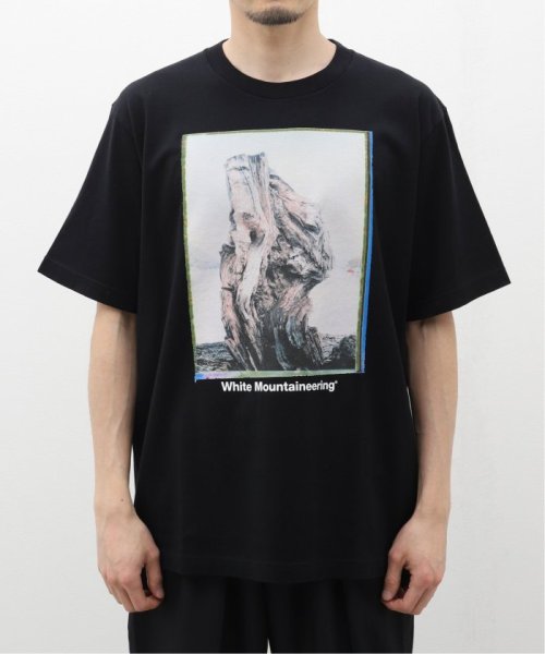 EDIFICE(エディフィス)/【White Mountaineering】WANAKA PHOTO T－SHIRT WM2471529/ブラック