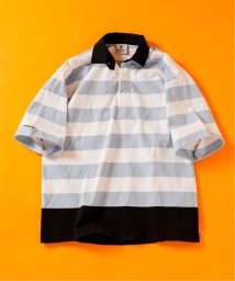 417 EDIFICE(フォーワンセブン　エディフィス)/BARBARIAN 417別注 RUGBY SHIRT H/S/ホワイト