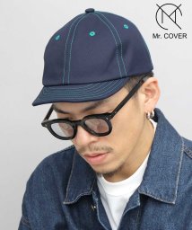 Mr.COVER(ミスターカバー)/Mr.COVER ミスターカバー 日本製 アンパイアキャップ 帽子 ショートバイザー ベースボールキャップ 野球帽/ネイビー
