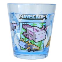 cinemacollection/マインクラフト プラコップ キラキラクリアカップ ブルー Minecraft ケイカンパニー プラカップ 子供 ギフト ゲームキャラクター グッズ /506064868