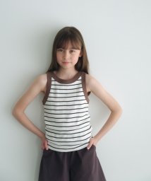 green label relaxing （Kids）(グリーンレーベルリラクシング（キッズ）)/【別注】＜Robert P. Miller＞タンクトップ 140－150cm/MD.BROWN