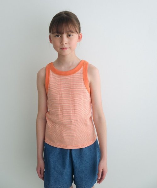 green label relaxing （Kids）(グリーンレーベルリラクシング（キッズ）)/【別注】＜Robert P. Miller＞タンクトップ 140－150cm/ORANGE