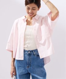 IENA(イエナ)/《予約》ショートクロップシャツ/ピンクA