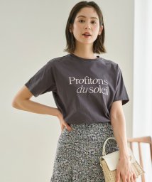 KUMIKYOKU(S SIZE)/ブルーデイジーロゴプリント Tシャツ/506065307