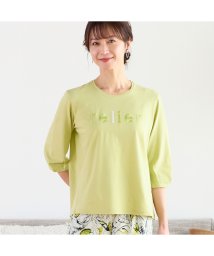 LOBJIE/relier刺繍 タックスリーブTシャツ/506065373