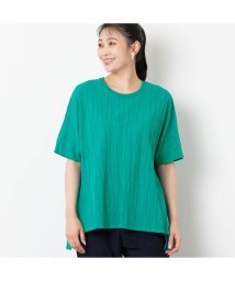 MISSEL/タックジャカード コットンTシャツ/506065377