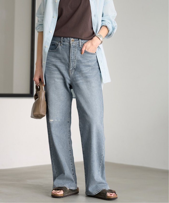 美品】フレームワーク デニムストレートパンツ 36