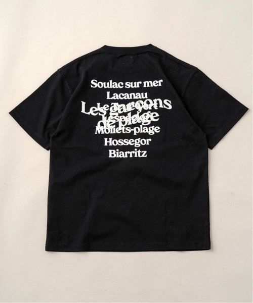 417 EDIFICE(フォーワンセブン　エディフィス)/LE BONJOUR SURF 417別注 OVERLAP tee/ブラック