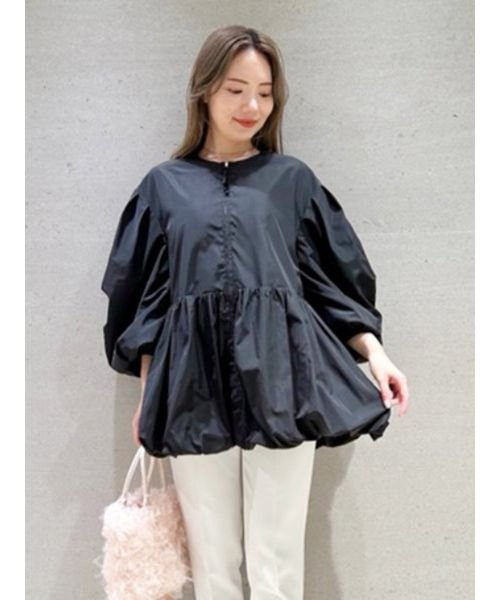 ペプラムバルーンブルゾン 予めご了承ください