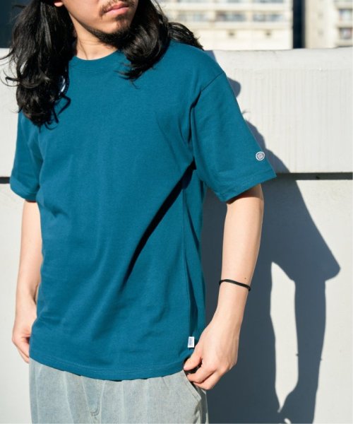 VENCE　EXCHANGE(ヴァンス　エクスチェンジ)/DISCUS ATHLETIC クルーTシャツ/ブルー