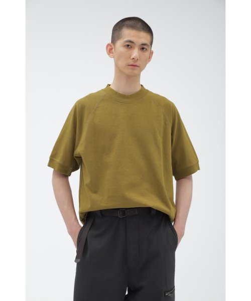 MHL.(エムエイチエル)/DRY COTTON JERSEY/OLIVE1