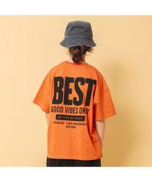 BREEZE(ブリーズ)/WEB限定  ジュニアバックロゴTシャツ/オレンジ