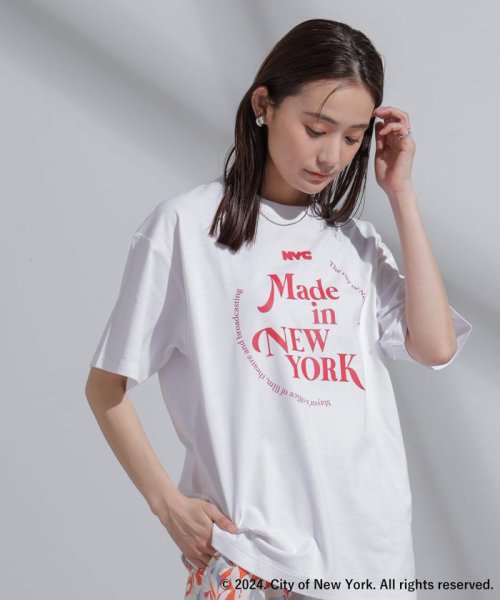 nano・universe(ナノ・ユニバース)/GOOD ROCK SPEED×Anti Soaked(R) 汗染み防止 NYC Tシャツ/パターン32