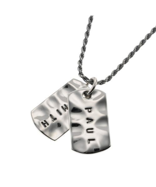 PAUL SMITH ポールスミス ネックレス M1A NECK MDTAG 82 シルバー PAUL SMITH ネックレス M1A NECK MDTAG SILVER