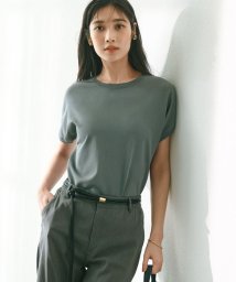 NIJYUSANKU（SMALL SIZE）(23区（小さいサイズ）)/【新色追加/洗える】レーヨンポリエステルストレッチ プルオーバー ニット/カーキ系