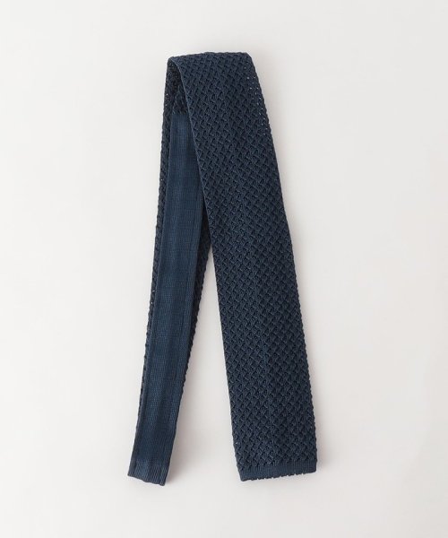 green label relaxing(グリーンレーベルリラクシング)/＜Bleck＞6.5cm ソリッド ニットタイ ネクタイ/NAVY