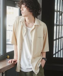 coen(coen)/TOWNCRAFT（タウンクラフト）別注ループヤーンニットシャツ（WEB限定カラー）/OFFWHITE