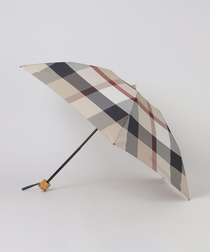 新品　クレストブリッジ 晴雨兼用 折りたたみ傘 BLUE LABEL CRESTBRIDGE 折りたたみ傘 クレストブリッジチェック