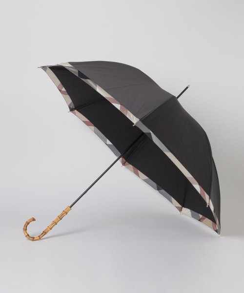 パーシャルクレストブリッジチェック長傘 