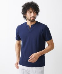 MICHEL KLEIN HOMME/《日本製》チェック柄クルーネック半袖カットソー 24SS/506048911