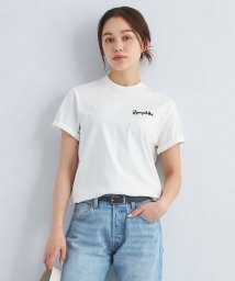 green label relaxing(グリーンレーベルリラクシング)/＜Gymphlex＞ショートスリーブ EMB Tシャツ/OFFWHITE