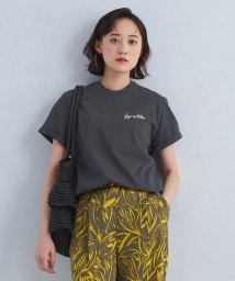 green label relaxing(グリーンレーベルリラクシング)/＜Gymphlex＞ショートスリーブ EMB Tシャツ/DK.GRAY