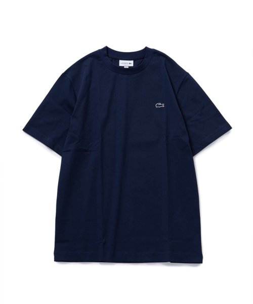 JUNRed(ジュンレッド)/【 LACOSTE / ラコステ 】アウトラインクロッククルーネックTシャツ/ネイビー（40）