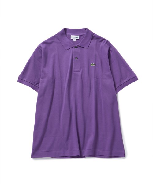 JUNRed(ジュンレッド)/【 LACOSTE / ラコステ 】 L1212ポロシャツ/パープル（50）