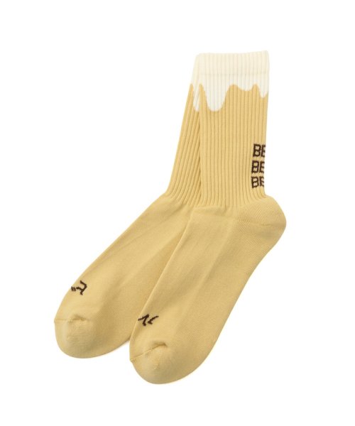 JUNRed(ジュンレッド)/【 ROSTER SOX / ロスターソックス 】 BEER SOX/イエロー（80）