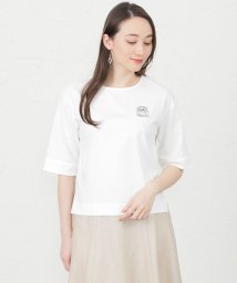 AMACA(アマカ)/香水瓶モチーフ　Tシャツ/ホワイト