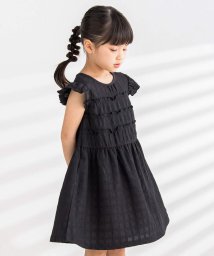 BeBe Petits Pois Vert/シャーリングワンピース(95~150cm)/506053919