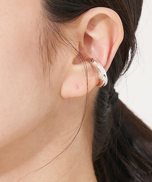 collex(collex)/【Lemme./レム】 Water Ring Earcuff イヤーカフ SIL/シルバー