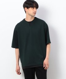 COMME CA ISM MENS/フェイクレイヤード キーネックＴシャツ/506061782