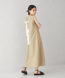 EMMEL REFINES(エメル リファインズ)/＜EMMEL REFINES＞EM バックリボンノースリーブ ワンピース/BEIGE