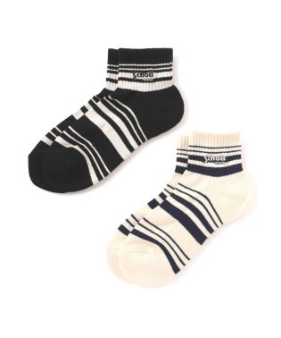 Schott/直営限定/SOCKS HORIZONTAL STRIPES/ホリゾンタル ストライプス/506065994