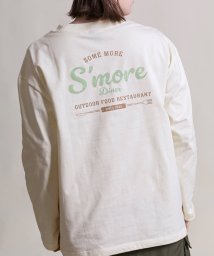 HOOK(HOOK（フック）)/s'more diner long sleeve T－shirt ( スモアダイナーロングスリーブTシャツ )/ベージュ
