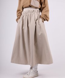 HOOK(HOOK（フック）)/【 S'more / Water－repellent flare skirt 】 フレアスカート/ベージュ