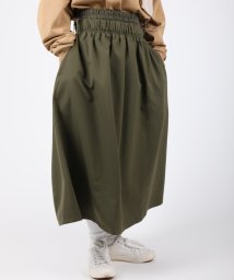 HOOK(HOOK（フック）)/【 S'more / Water－repellent flare skirt 】 フレアスカート/カーキ