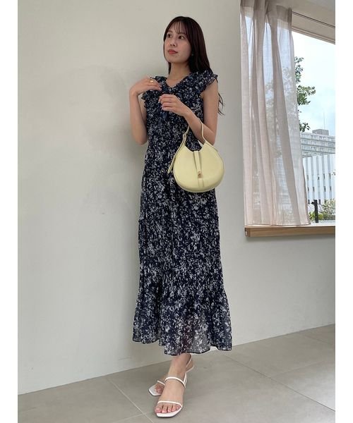 WEB限定サイズあり】Sustainableプリーツフリルワンピース - 当店限定販売